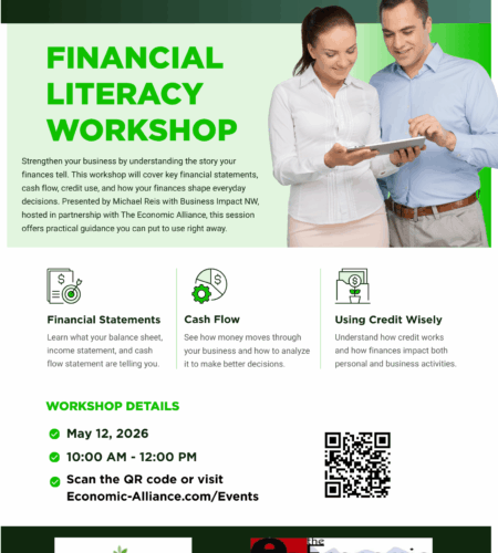 Green Professional Financial Growth Solutions Flyer